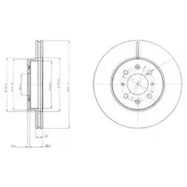 Тормозной диск DELPHI купить