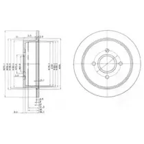 Тормозной диск DELPHI купить