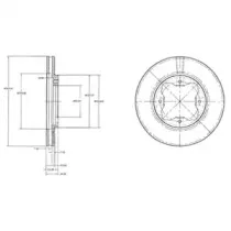 Тормозной диск DELPHI купить