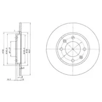 Тормозной диск DELPHI купить