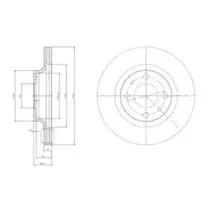 Тормозной диск DELPHI купить