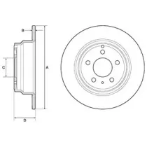 Тормозной диск DELPHI купить