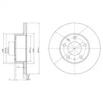 Тормозной диск DELPHI купить