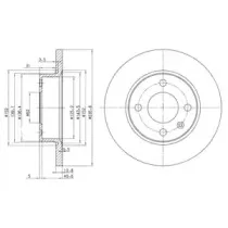 Тормозной диск DELPHI купить