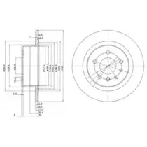 Тормозной диск DELPHI купить