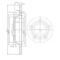 Тормозной диск DELPHI купить