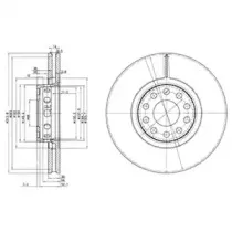 Тормозной диск DELPHI купить