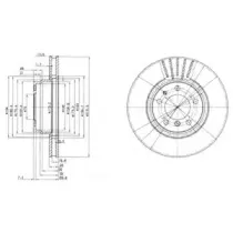 Тормозной диск DELPHI купить