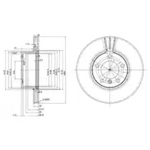 Тормозной диск DELPHI купить