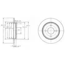 Тормозной диск DELPHI купить