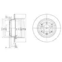 Тормозной диск DELPHI купить