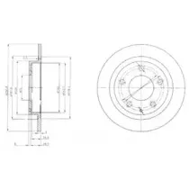 Тормозной диск DELPHI купить