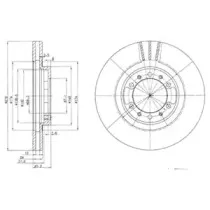 Тормозной диск DELPHI купить