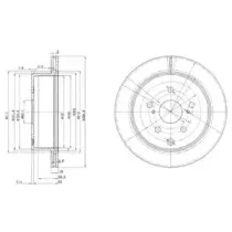Тормозной диск DELPHI купить