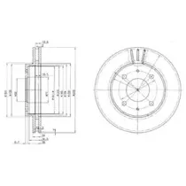 Тормозной диск DELPHI купить