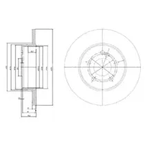 Тормозной диск DELPHI купить
