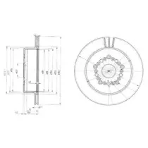 Тормозной диск DELPHI купить