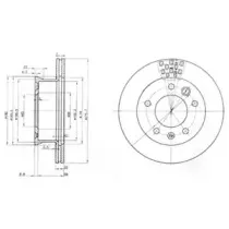 BG3236 Delphi Диск гальмівний DELPHI купить