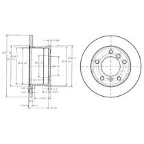 Тормозной диск DELPHI купить