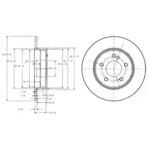 Тормозной диск DELPHI купить