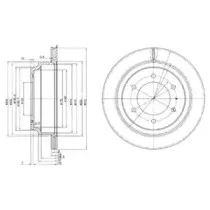 Тормозной диск DELPHI купить