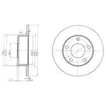 Тормозной диск DELPHI купить