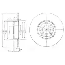 Тормозной диск DELPHI купить