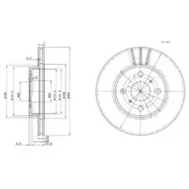 Тормозной диск DELPHI купить