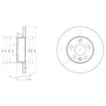 Тормозной диск DELPHI купить