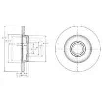 Тормозной диск DELPHI купить