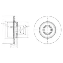 Тормозной диск DELPHI купить