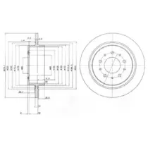 Тормозной диск DELPHI купить