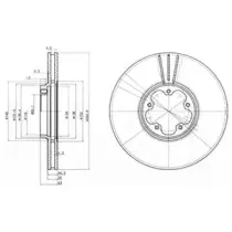 Тормозной диск DELPHI купить