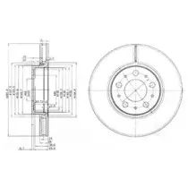Тормозной диск DELPHI купить