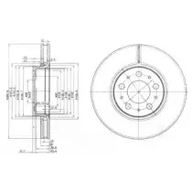 Тормозной диск DELPHI купить