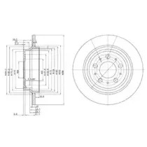 Тормозной диск DELPHI купить