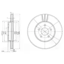Тормозной диск DELPHI купить