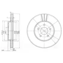 Тормозной диск DELPHI купить