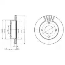 Тормозной диск DELPHI купить