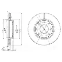 Тормозной диск DELPHI купить