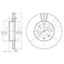 Тормозной диск DELPHI купить