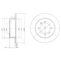 Тормозной диск DELPHI купить