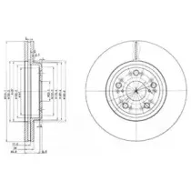Тормозной диск DELPHI купить