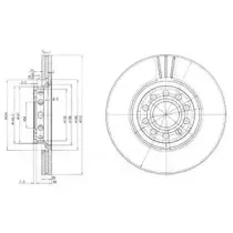 Тормозной диск DELPHI купить