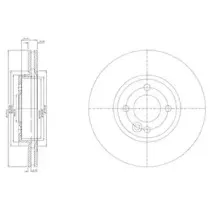 Тормозной диск DELPHI купить