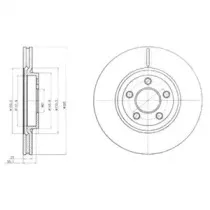 Тормозной диск DELPHI купить