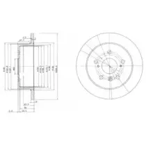 Тормозной диск DELPHI купить