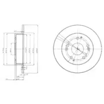 Тормозной диск DELPHI купить