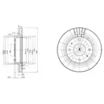 Тормозной диск DELPHI купить