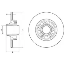 Тормозной диск DELPHI купить